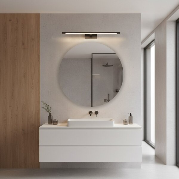 LED Koup. osvětlení zrcadla KLIMT LED/12W/230V 3000/4000/6000K 60 cm IP44 černá
