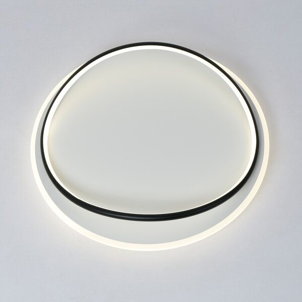 LED Stropní svítidlo HALO LED/38W/230V pr. 50 cm černá