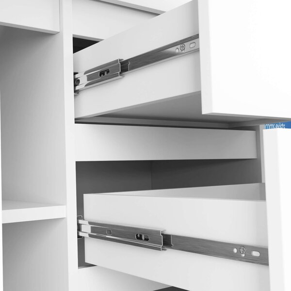 Ak furniture Komoda 120 cm K017 bílá