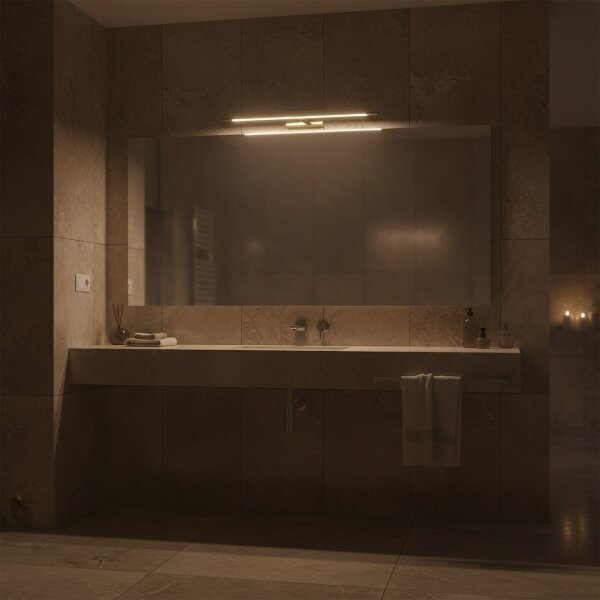 LED Koup. osvětlení zrcadla KLIMT LED/12W/230V 3000/4000/6000K 60 cm IP44 zlatá