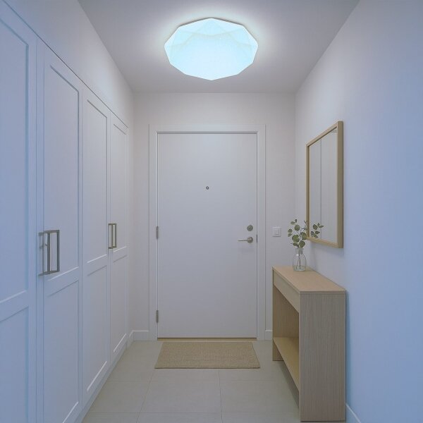 LED Stm. stropní svítidlo HEX LED/72W/230V 3000-6000K pr. 50 cm bílá + DO