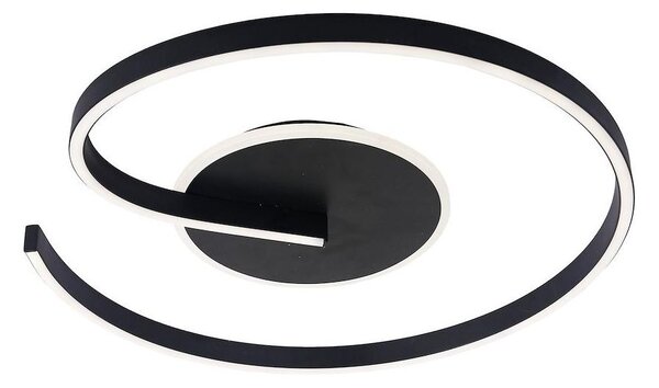 LED Stropní svítidlo LORENZO LED/22W/230V pr. 50 cm černá