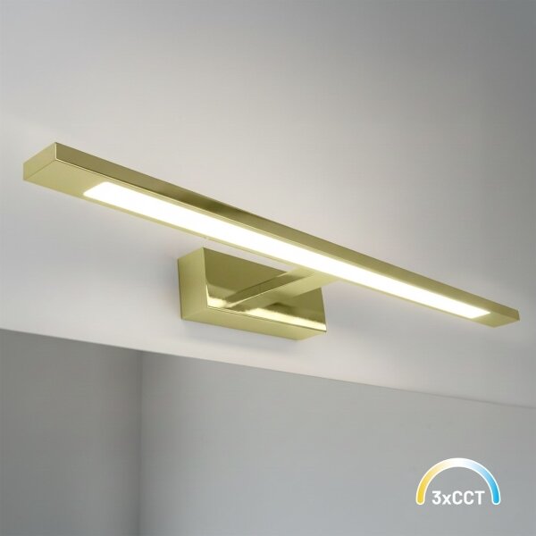 LED Koup. osvětlení zrcadla KLIMT LED/12W/230V 3000/4000/6000K 60 cm IP44 zlatá