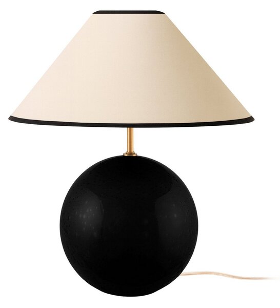 Stolní lampa Globen Lighting, IRIS, Béžová, Obývací pokoj, Tkanina / Textil, Vintage