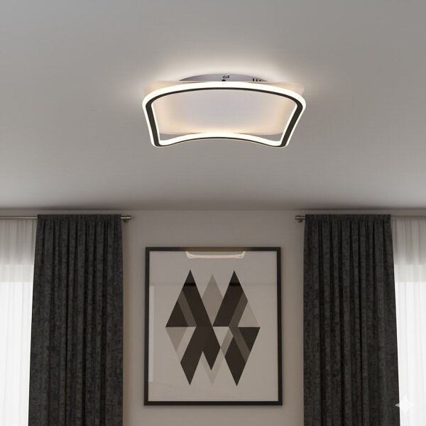 LED Stropní svítidlo CALI LED/30W/230V 40x40 cm černá