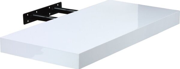 STILISTA VOLATO 31046 Nástěnná police - lesklá bílá 50 cm