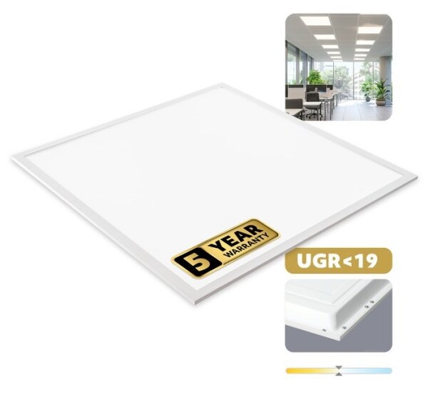 LED Podhledový panel DAVRO LED/40W/230V 4000K UGR<19 59,5x59,5 cm bílá