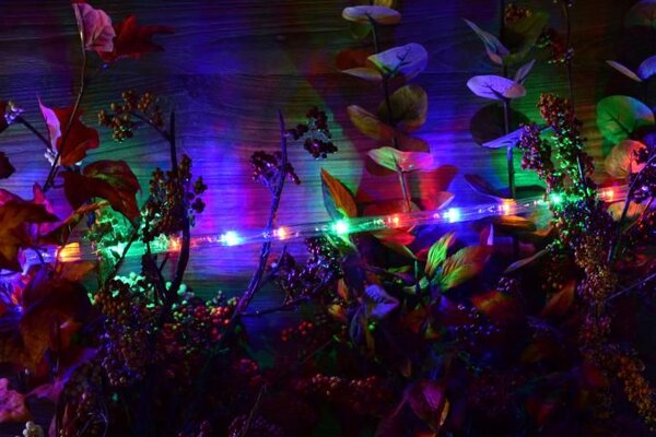 LED světelný kabel 240 diod, 10 m, barevný