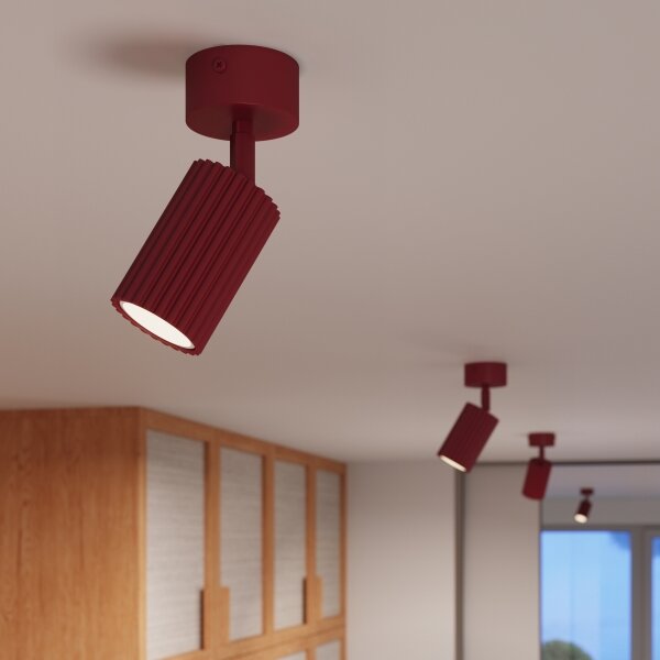Brilagi - LED Bodové svítidlo CRESTO 1xGU10/10W/230V burgundy