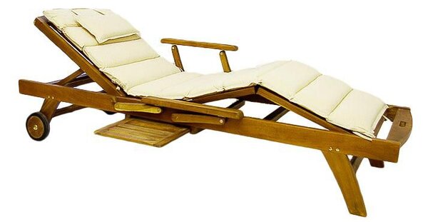Polstrování na lehátko Garthen, krémová