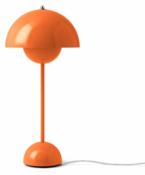 Stolní lampa &Tradition, Flowerpot VP3, Oranžová, Obývací pokoj, Kov, Design