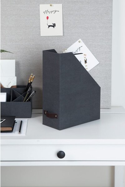 Kartonový organizér na dokumenty Estelle Canvas Paper Laminate – Bigso