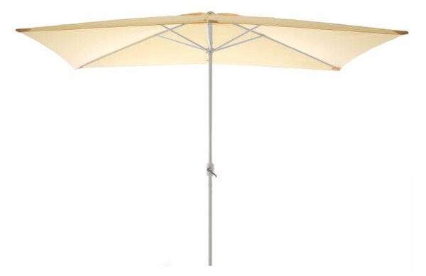 Zahradní slunečník, obdélníkový 2 x 3 m, champagne