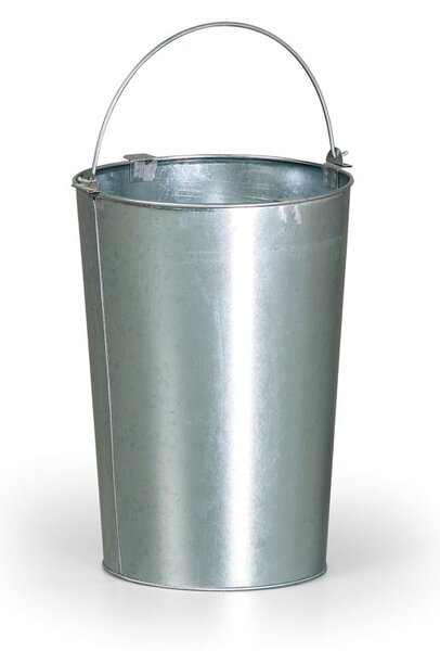 Venkovní odpadkový koš s popelníkem, 10 l, černý