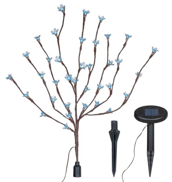 Garthen 684 Zahradní květinový strom s 36 LED diodami a solárním panelem bílé LED diody