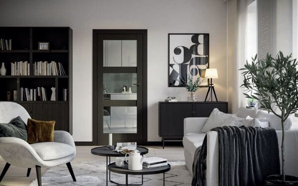 Interiérové dveře VERTE HOME BLACK N.3
