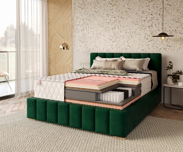 Exklusivní taštičková matrace CALYPSO SILVERCARE 80x200 cm 32 cm