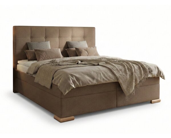 Postel boxspring s úložným prostorem CRISTALLO plocha spaní 160x200