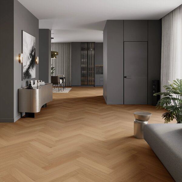 Hybridní podlaha Barlinek Smart Wood - Dub Essenza Esthetic Herringbone 126
