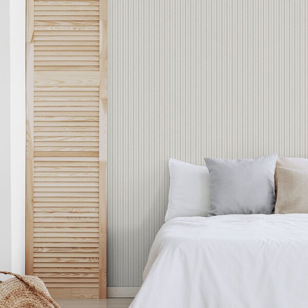 Vliesová tapeta na zeď, červeno-bílá, pruhy, 9818-4, Essential Stripes, ICH Wallcoverings