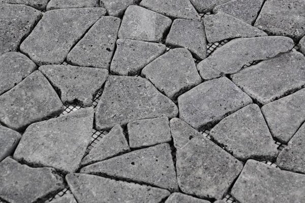 Mozaika Garth z andezitu, tmavě šedá obklady, 1 m2