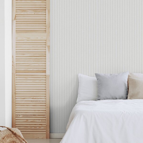 Vliesová tapeta na zeď, šedá, pruhy, 9818-3, Essential Stripes, ICH Wallcoverings