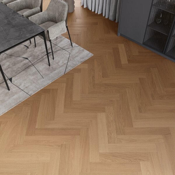 Hybridní podlaha Barlinek Smart Wood - Dub Essenza Esthetic Herringbone 126