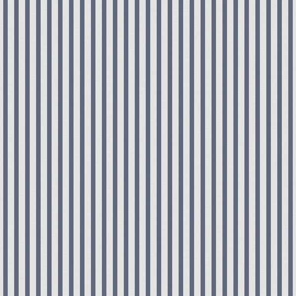 Vliesová tapeta na zeď, modro-bílá, pruhy, 9817-1, Essential Stripes, ICH Wallcoverings