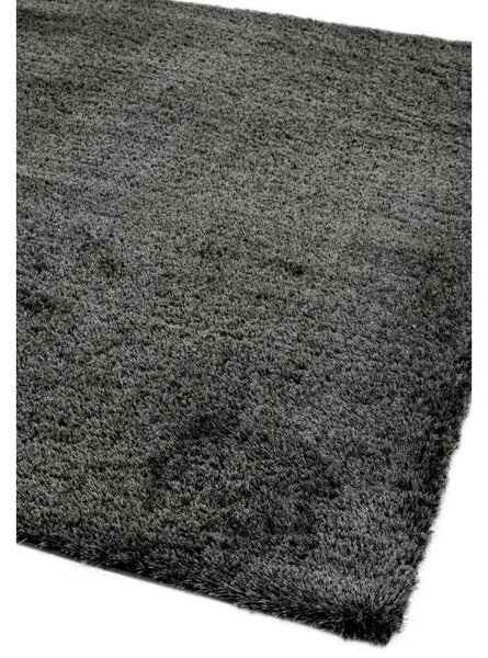 Černý koberec Trebbia Charcoal Rozměry: 80x150 cm