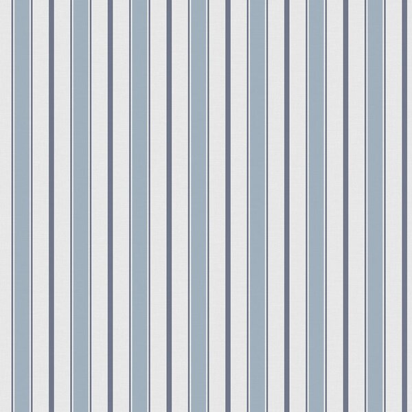 Vliesová tapeta na zeď, modrá, pruhy, 9816-2, Essential Stripes, ICH Wallcoverings