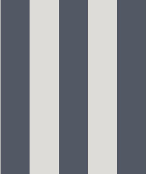 Vliesová tapeta na zeď, modro-bílá, pruhy, 9814-1, Essential Stripes, ICH Wallcoverings