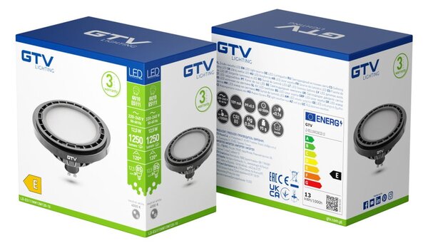 LED žárovka GU10, 12,5 W – GTV