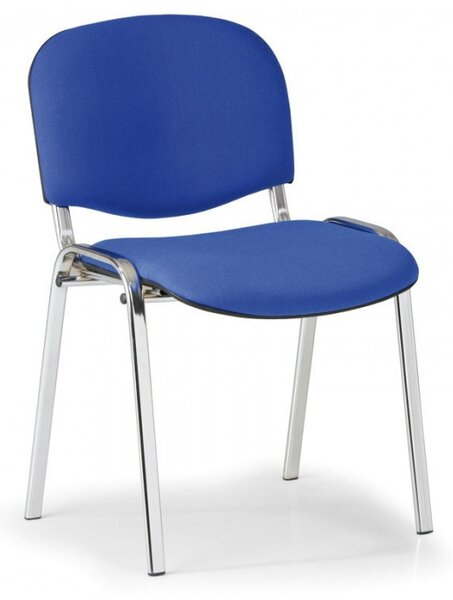 Konferenční židle VIVA chrom 3+1 ZDARMA, modrá