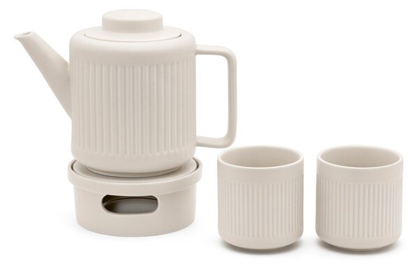 Bílá porcelánová konvice na čaj se sítkem 1,2 l Skagen – Bredemeijer
