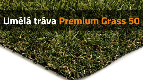 Koberec umělá tráva Premium Grass 50 - zelený