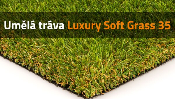 Koberec umělá tráva Luxury Soft Grass 35 - zelený