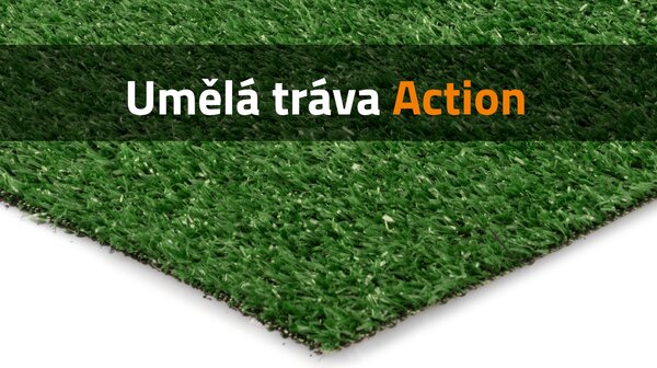 Koberec umělá tráva Action - zelený