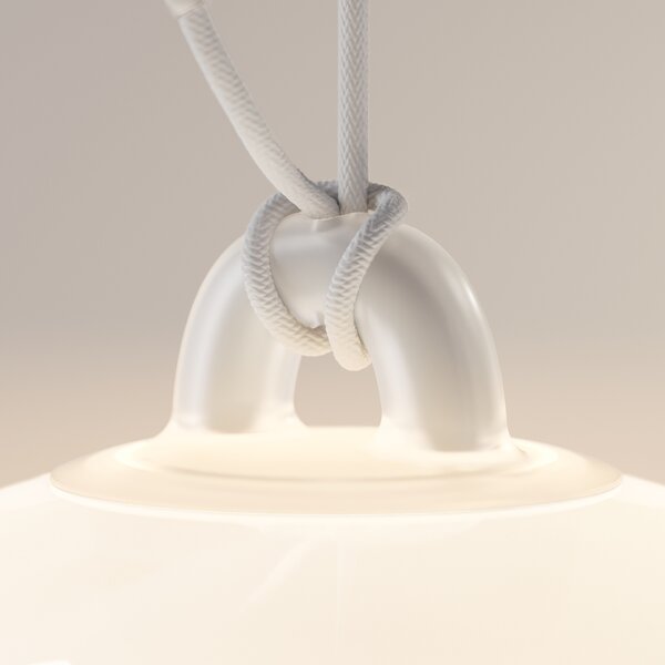 Lodes 21812 4330 Obló medium, závěs z kouřového foukaného skla, 1x7W LED 3000K, Ø20,6x29,6cm