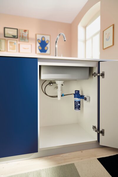 Grohe Blue startovací sada s kuchyňskou baterií stojící chrom 30593000
