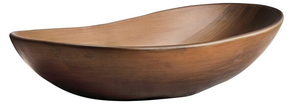 BPS-koupelny Keramické umyvadlo na desku HYD-LA-BR-625 62,5x36,5 cm, hnědé