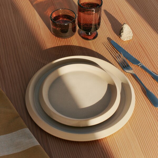 FERM LIVING Talíř Erena, Ø22, Cream