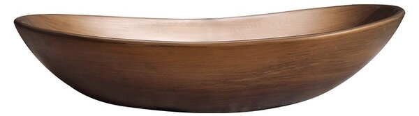 BPS-koupelny Keramické umyvadlo na desku HYD-LA-BR-625 62,5x36,5 cm, hnědé