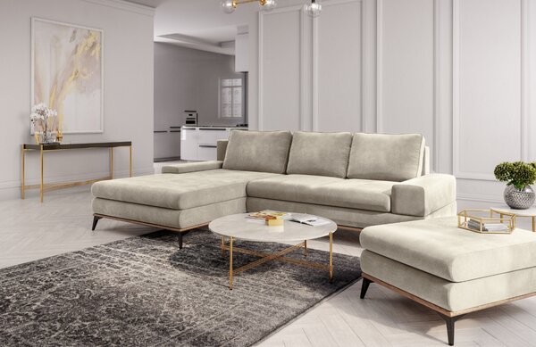 -25 % Dny MOMENTI– Windsor & Co Sametová podnožka Astre 106 x 78 cm