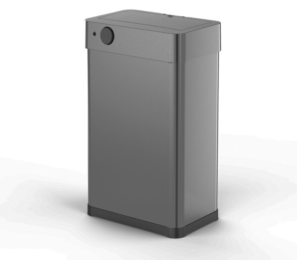 Bezdotykový odpadkový Jumbo koš 60l USB kabel zdarma, černá