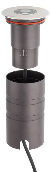 Redo Chodníkové LED svítidlo XGROUND 8W, ø 80 mm, 24V Barva světla: 4000K