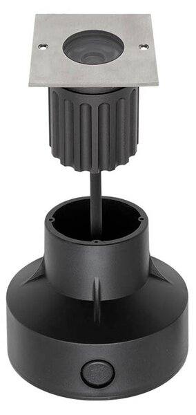 Redo Chodníkové LED svítidlo XGROUND 6W, 65x65 mm, 24V Barva světla: 4000K