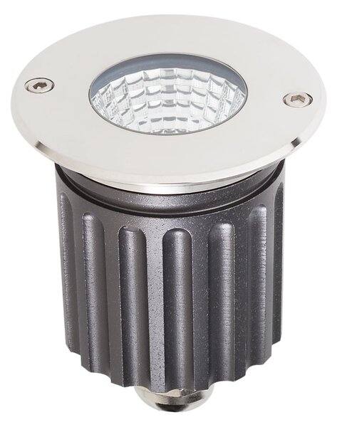Redo Chodníkové LED svítidlo XGROUND 6W stmívatelné, ø 65 mm, 24V Barva světla: 4000K