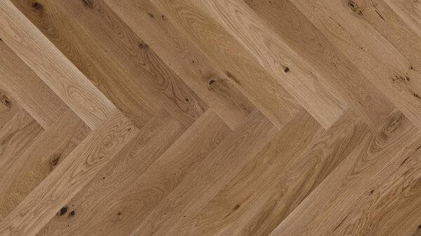 Dřevěná podlaha Barlinek Pure Classico - Dub Toffee Herringbone 5G