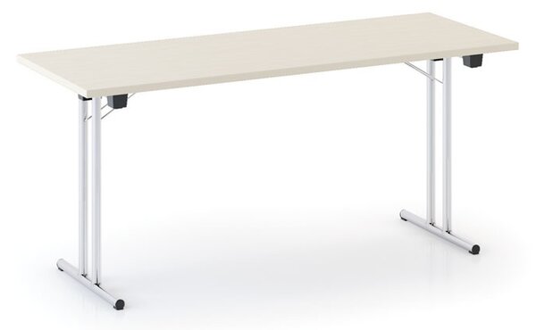 Skládací konferenční stůl FOLDING, 160x80 cm, bříza