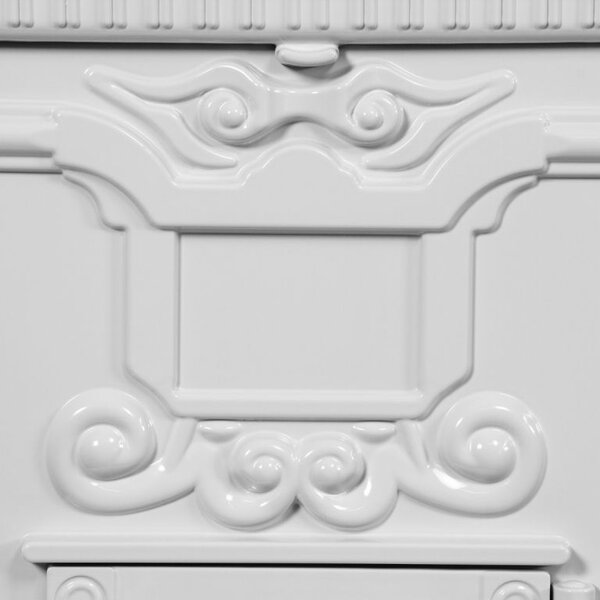 STILISTA Poštovní schránka, 102,5 x 34 x 30 cm, bílá
